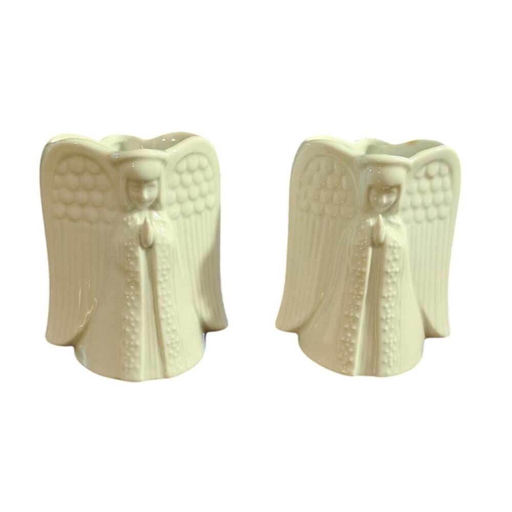 Angel Votive Tea Candle Holders Toothpick Pen Holder Catch-all Table Decor